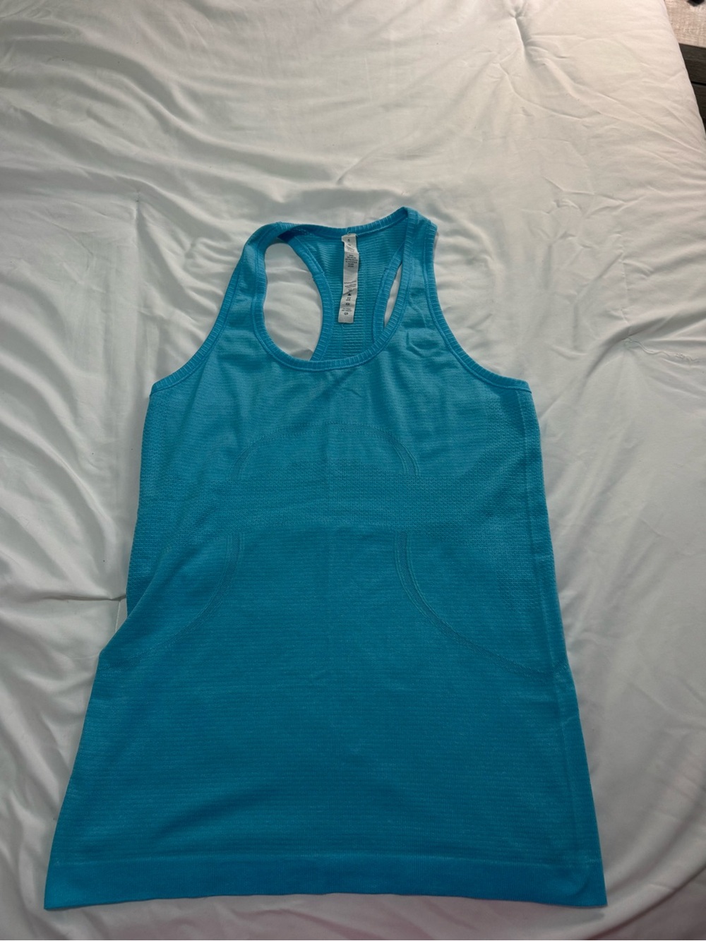 Lululemon Swiftly Racerback Tank - Turquoise Blue